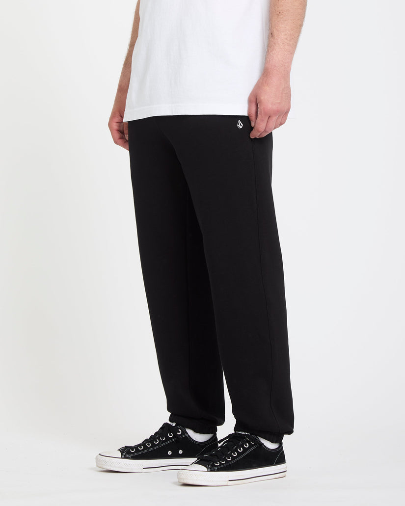 Single Stone Fleece Jogginghose - Black
