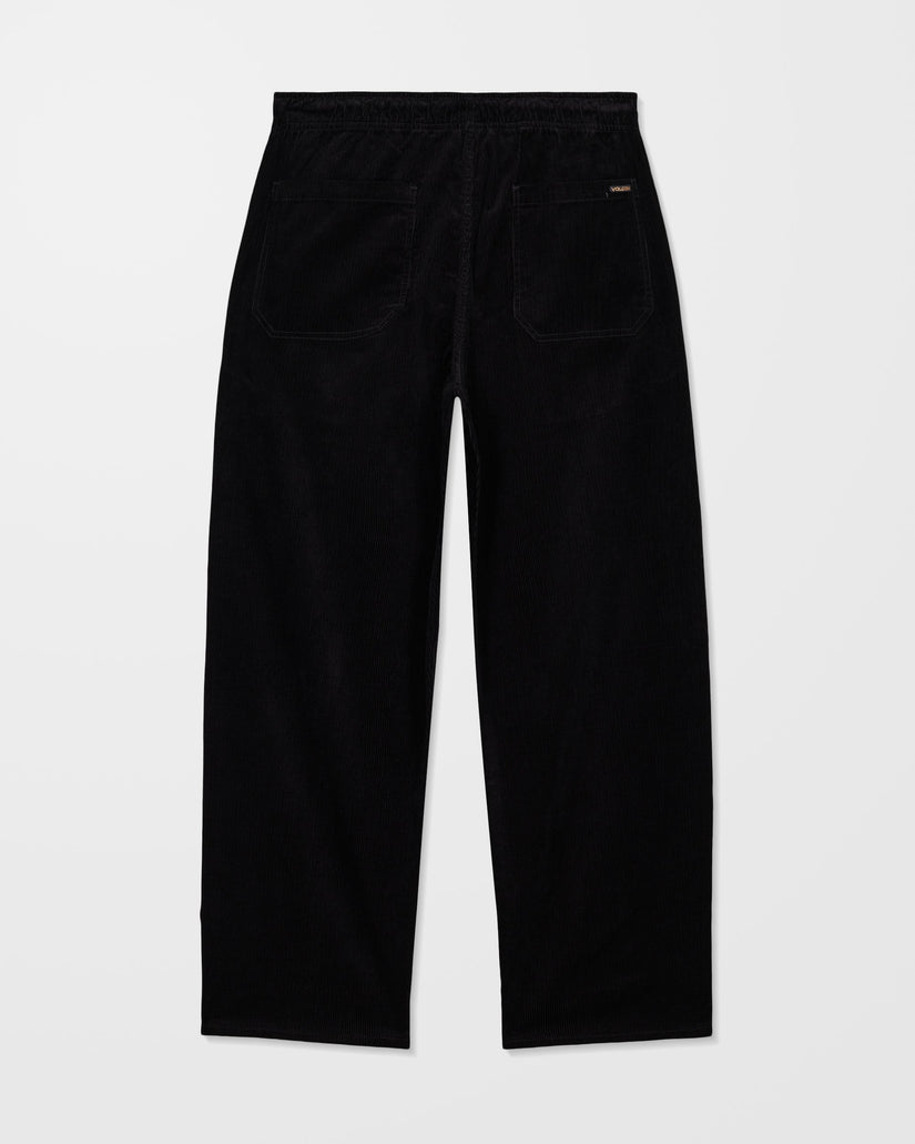 Freazy Loose Corduroy Hose - Black