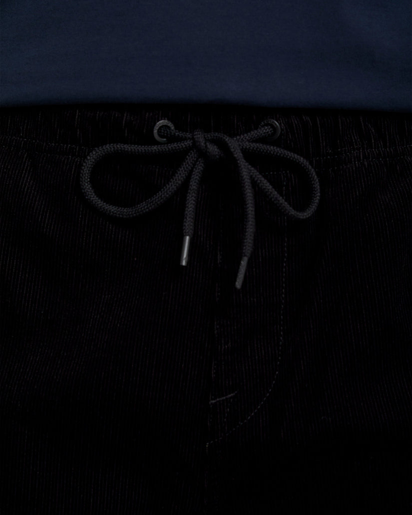 Freazy Loose Corduroy Hose - Black