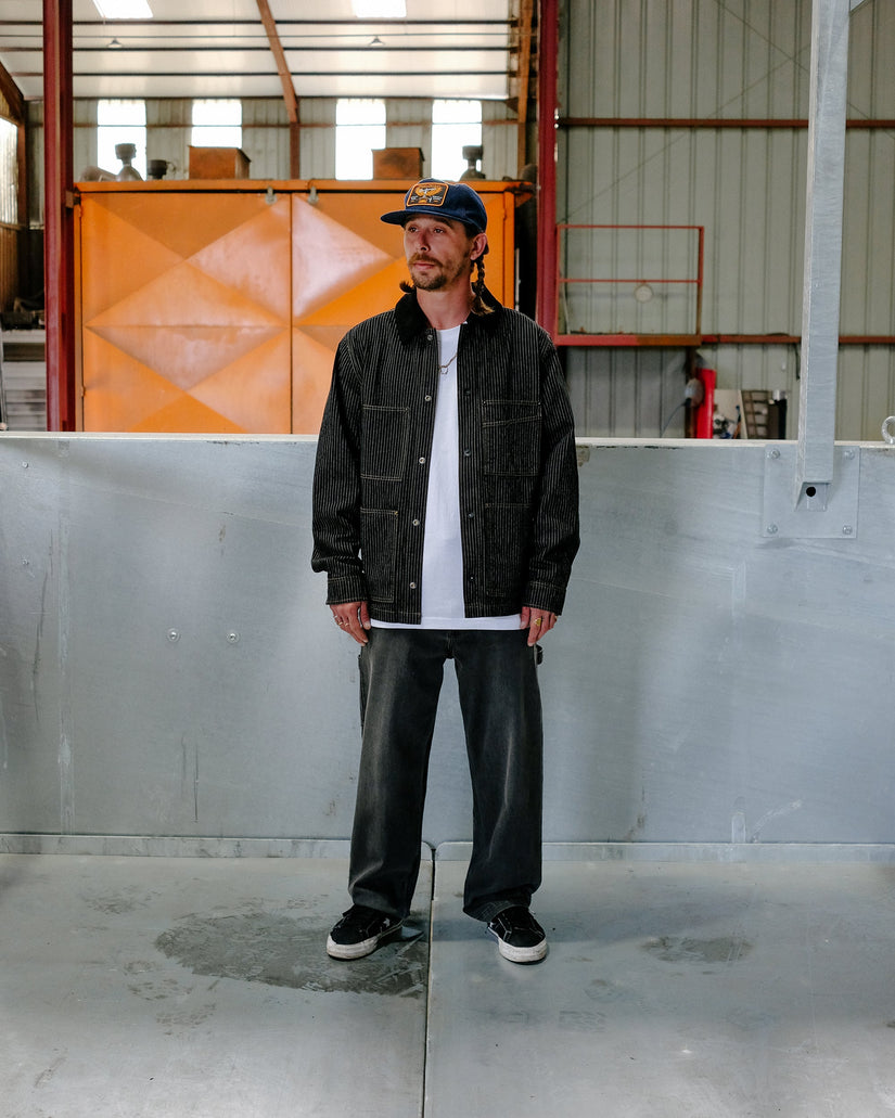 Work Dialed Jacke - Black Stripe