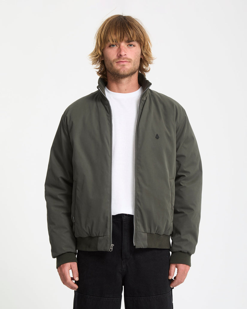 Damerman Bomberjacke - Rinsed Black
