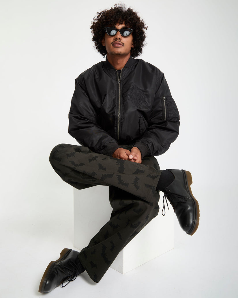 Skullarstone Bomberjacke - Black