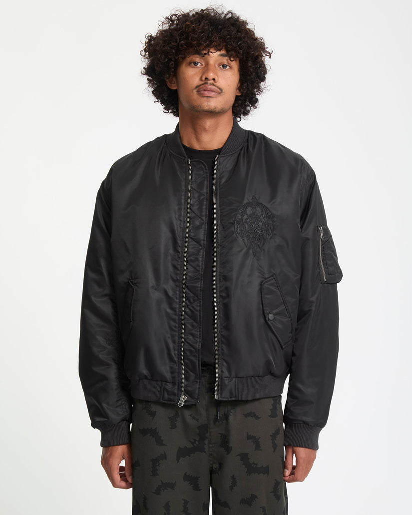 Skullarstone Bomberjacke - Black