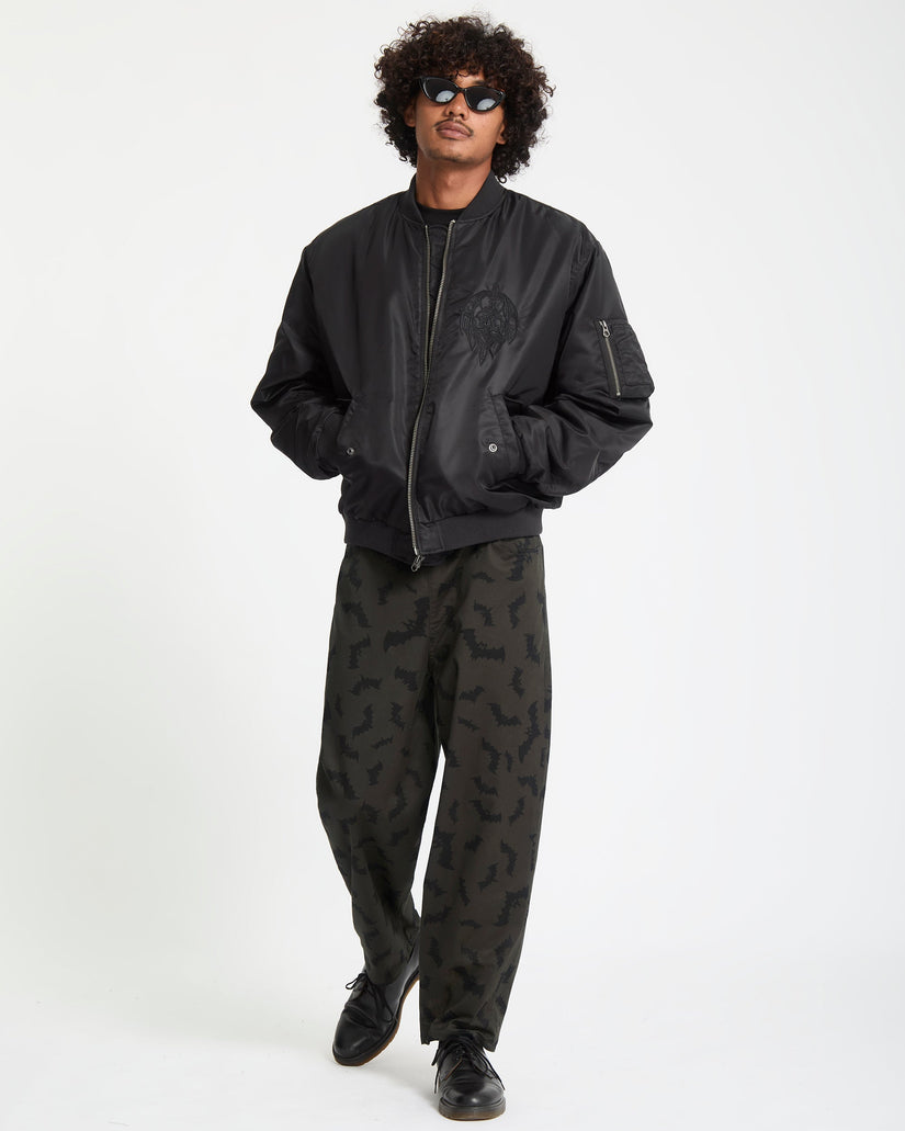 Skullarstone Bomberjacke - Black