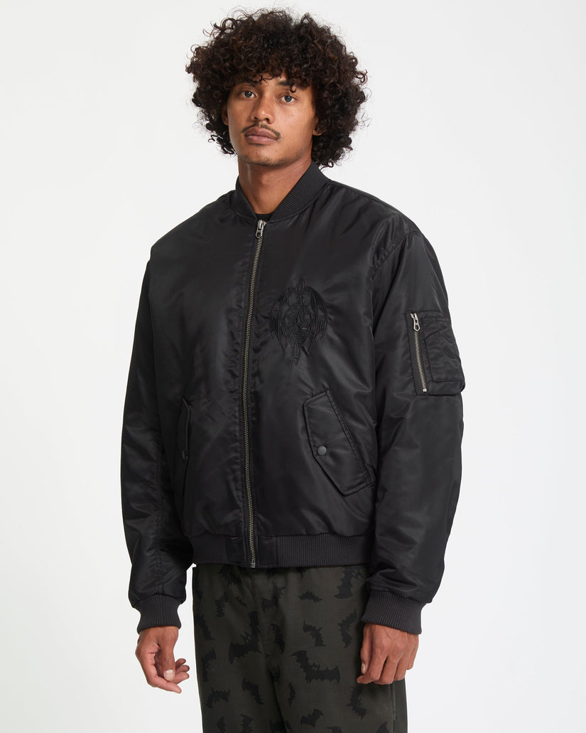 Skullarstone Bomberjacke - Black
