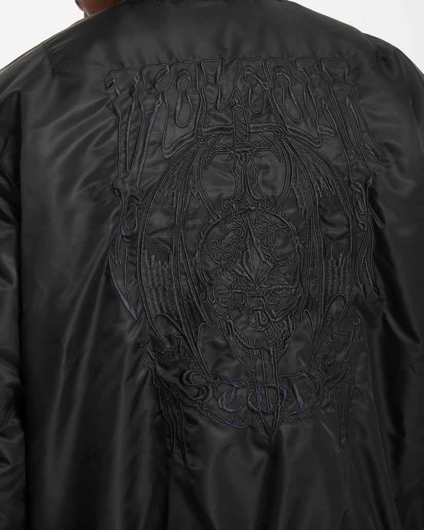 Skullarstone Bomberjacke - Black