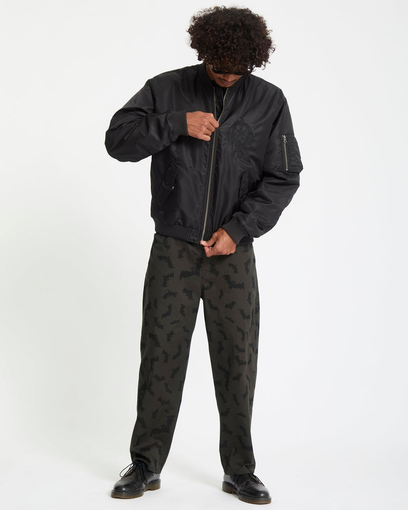Skullarstone Bomberjacke - Black