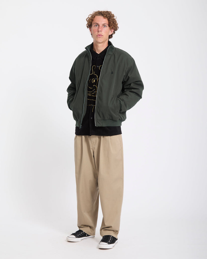 Damerman Bomberjacke - Rinsed Black