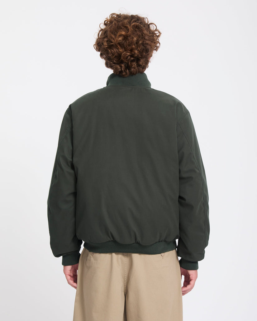 Damerman Bomberjacke - Rinsed Black