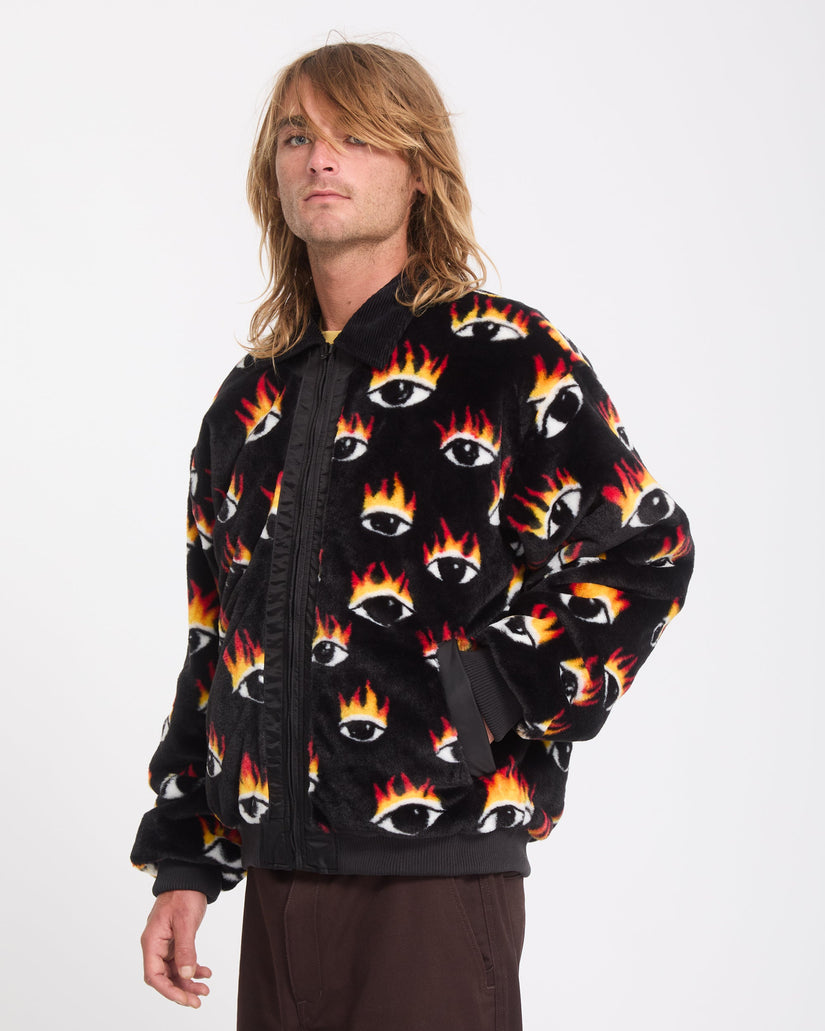 Ozzy Wendbare Bomberjacke - Black