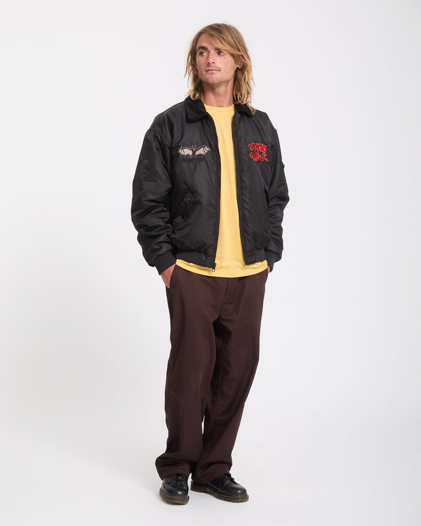 Ozzy Wendbare Bomberjacke - Black