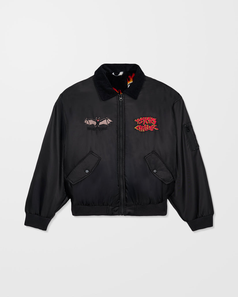 Ozzy Wendbare Bomberjacke - Black