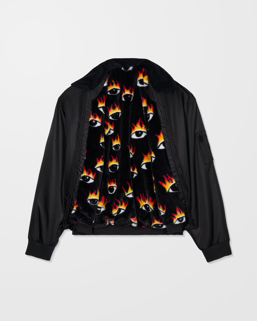 Ozzy Wendbare Bomberjacke - Black