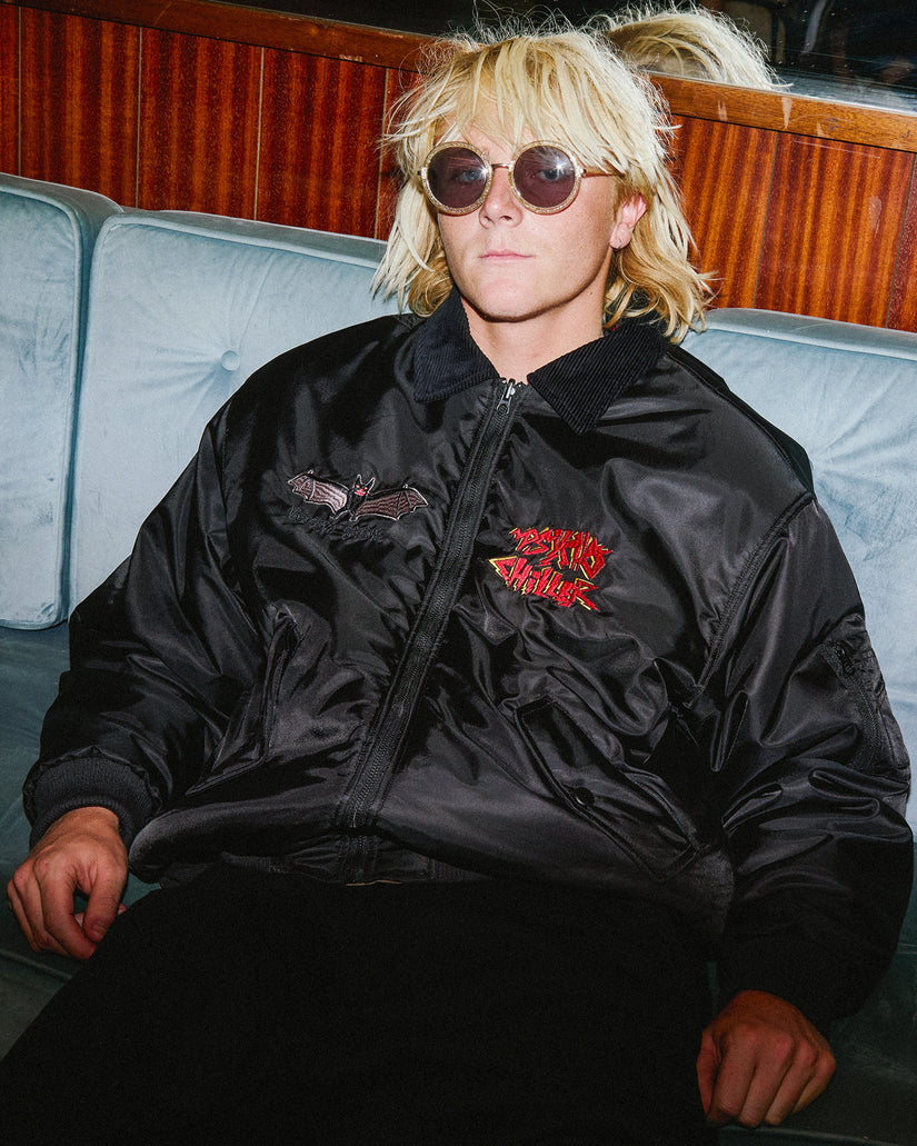 Ozzy Wendbare Bomberjacke - Black