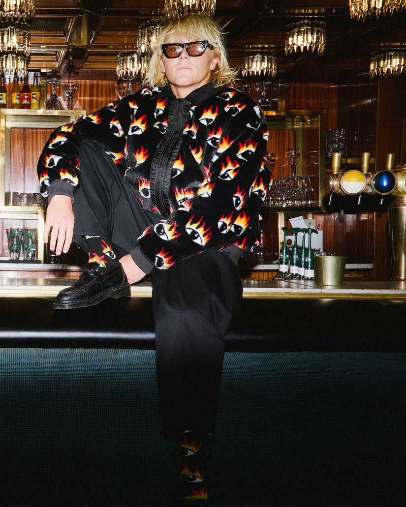 Ozzy Wendbare Bomberjacke - Black