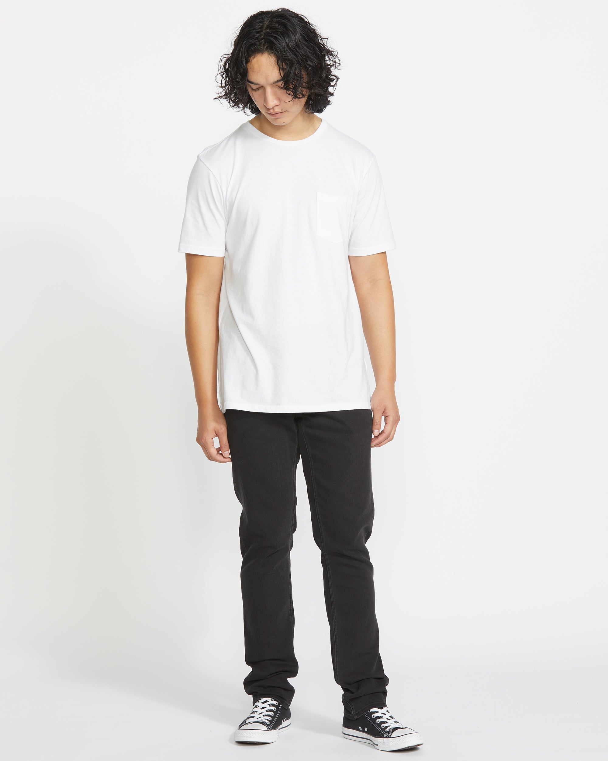 Volcom Men's Regular 2x4 Stretch Denim Jean, Black Out 1, 29W x 並行輸入品 Volcom 2X4 Denim