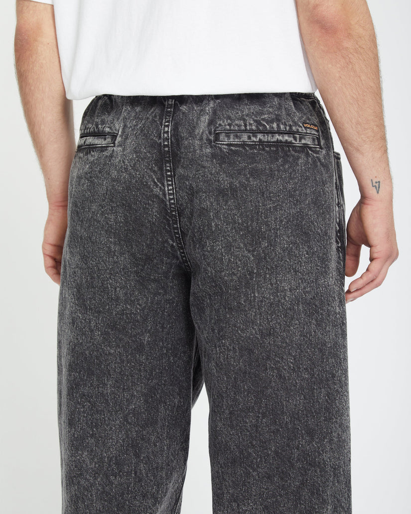 Freazy Loose Jeans - LIGHT ACID BLACK