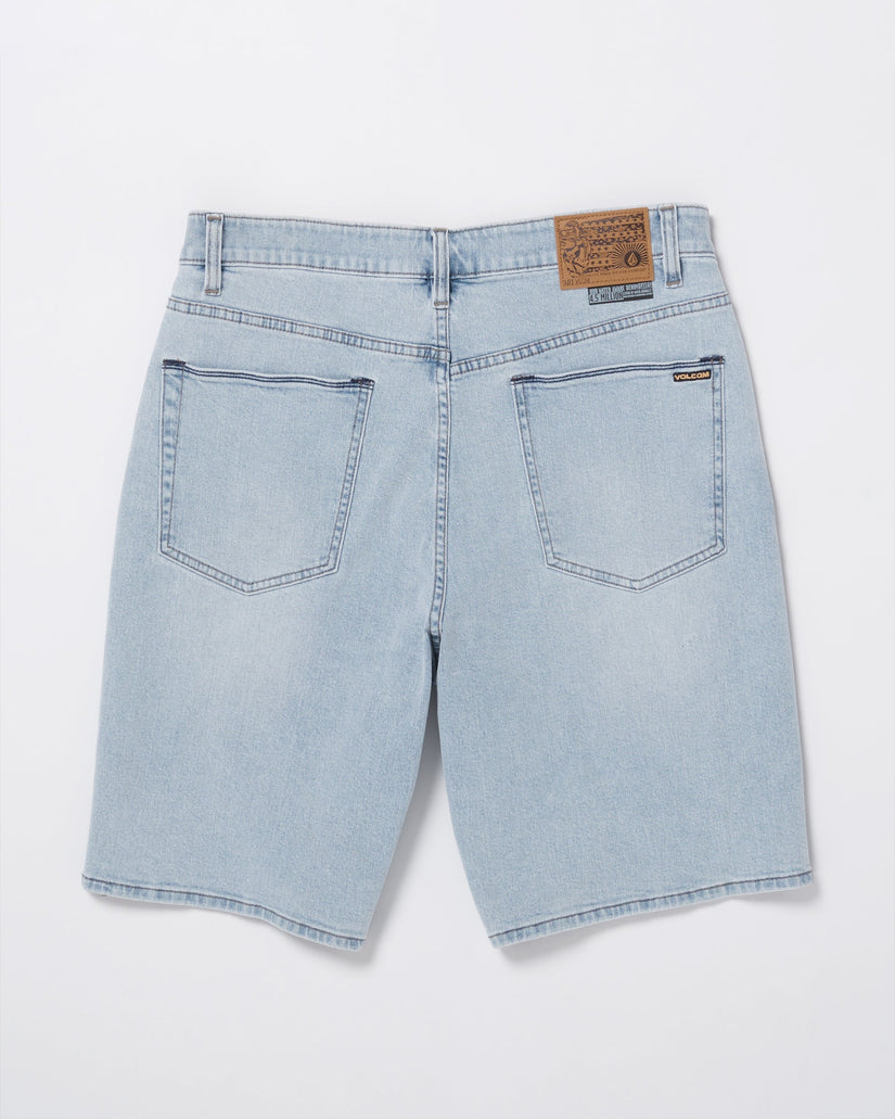 Billow Denim Shorts - DESERT DIRT INDIGO