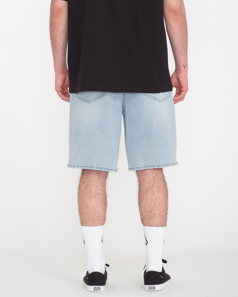 Billow Denim Shorts - DESERT DIRT INDIGO