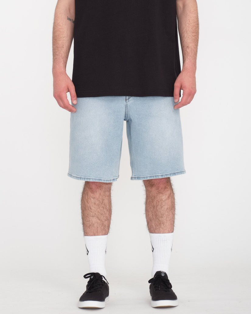Billow Denim Shorts - DESERT DIRT INDIGO