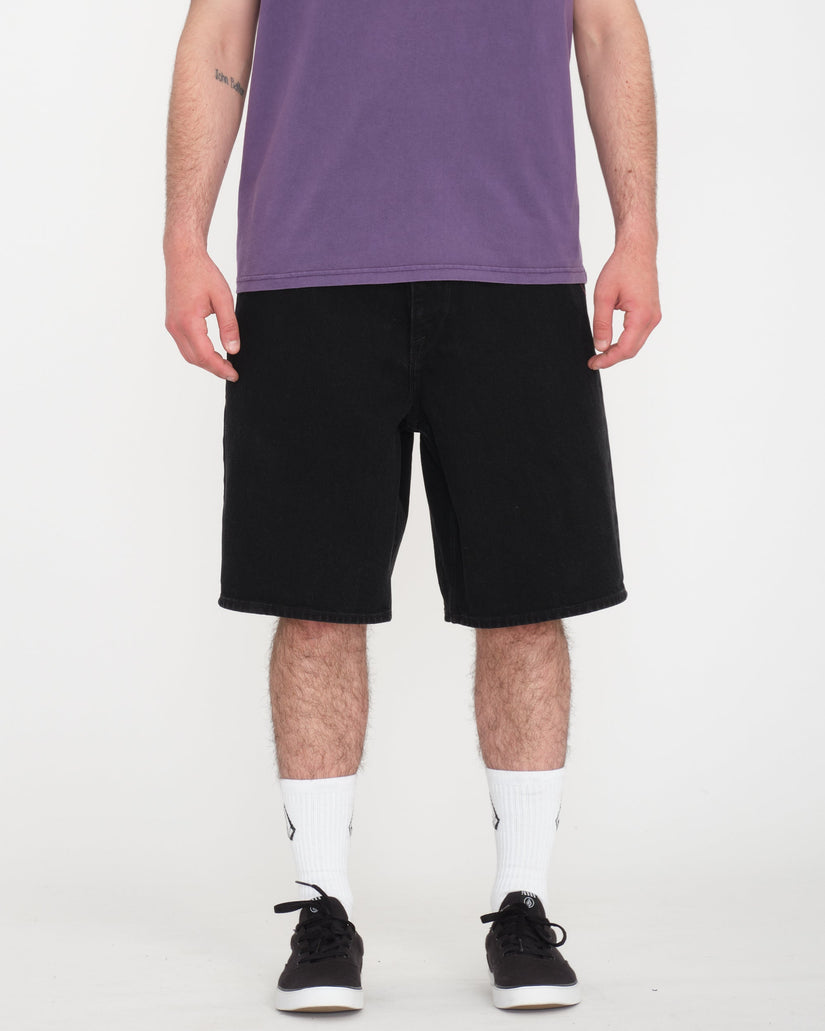 Billow 22" Jeansshorts - Black