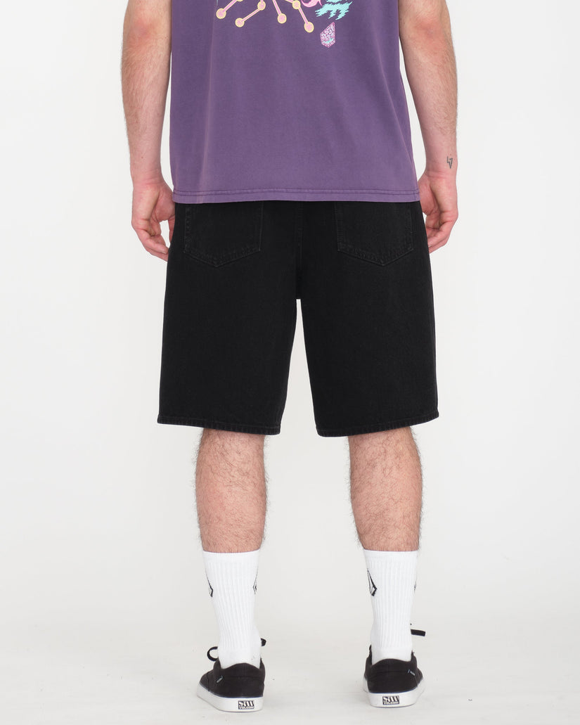 Billow 22" Jeansshorts - Black