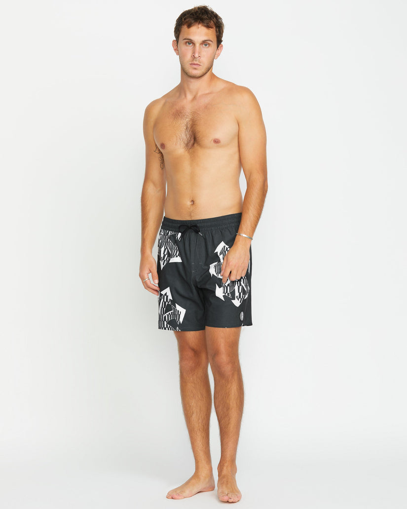 Unite Stoney Trunk 17" Boardshorts - BLACK