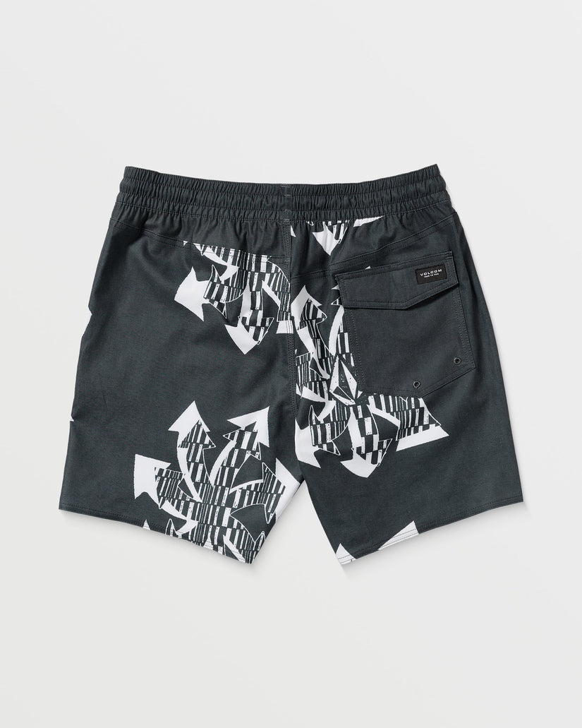 Unite Stoney Trunk 17" Boardshorts - BLACK