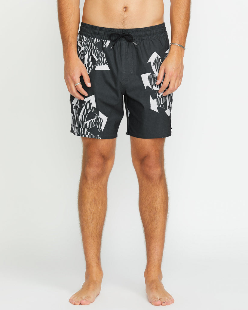 Unite Stoney Trunk 17" Boardshorts - BLACK