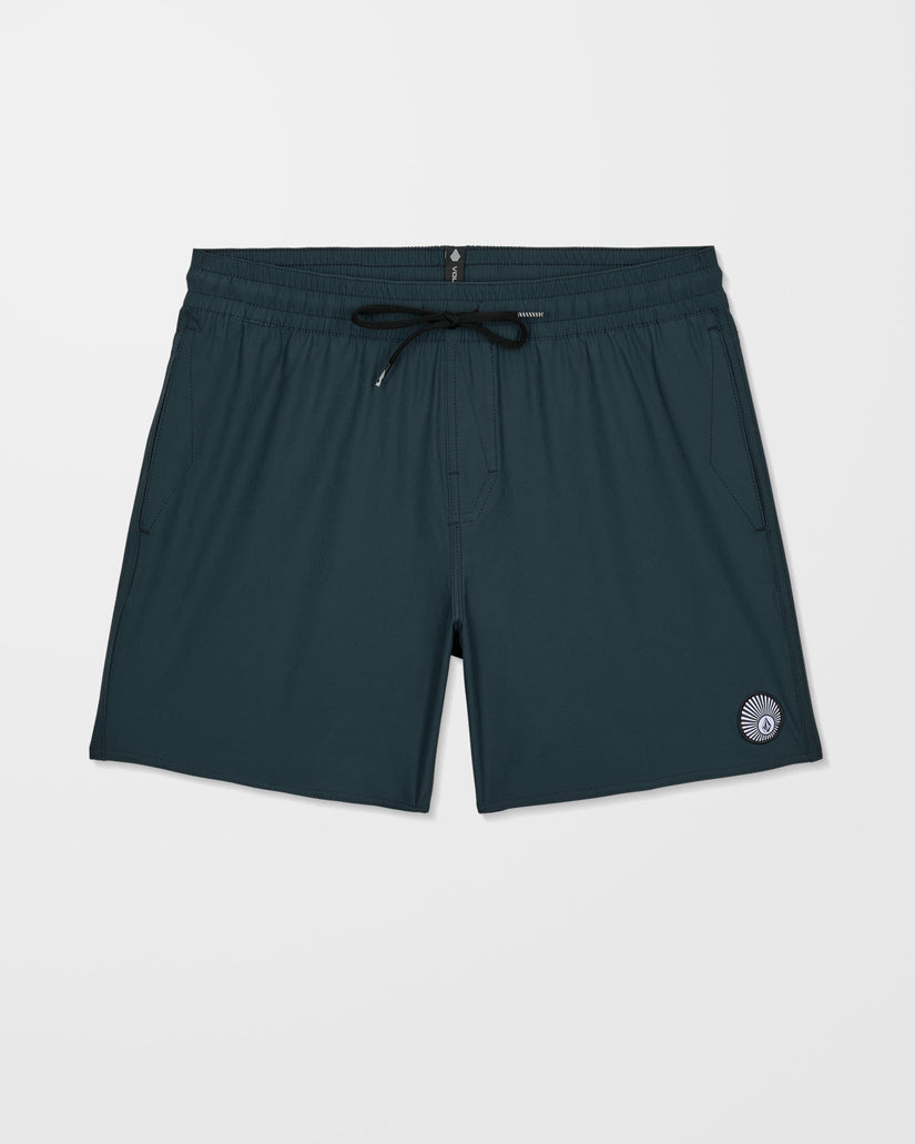 Lido Solid Trunk 16" Boardshorts - Midnight Blue