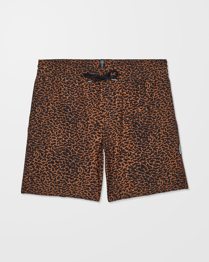 Melange Trunk 17" Boardshorts - Brown Horn