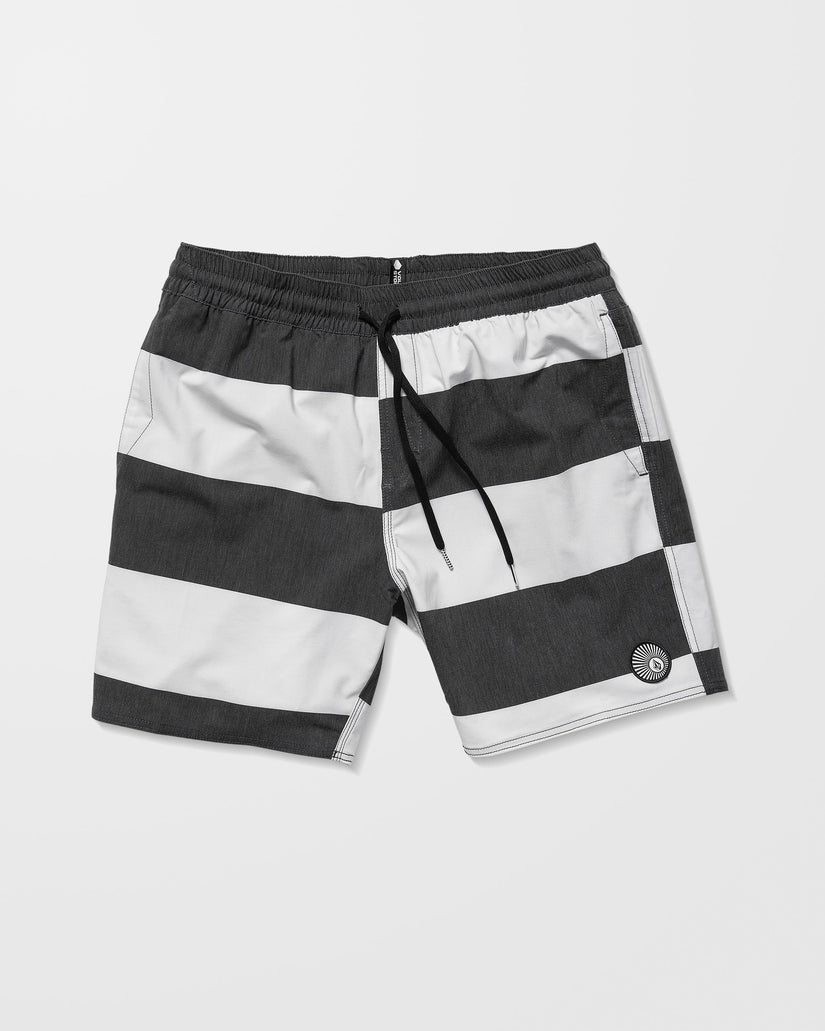Psyche Cotton Trunk 17" Boardshorts - Black