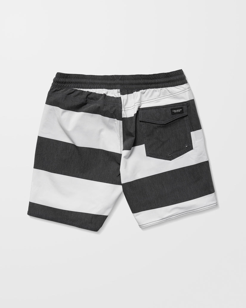 Psyche Cotton Trunk 17" Boardshorts - Black