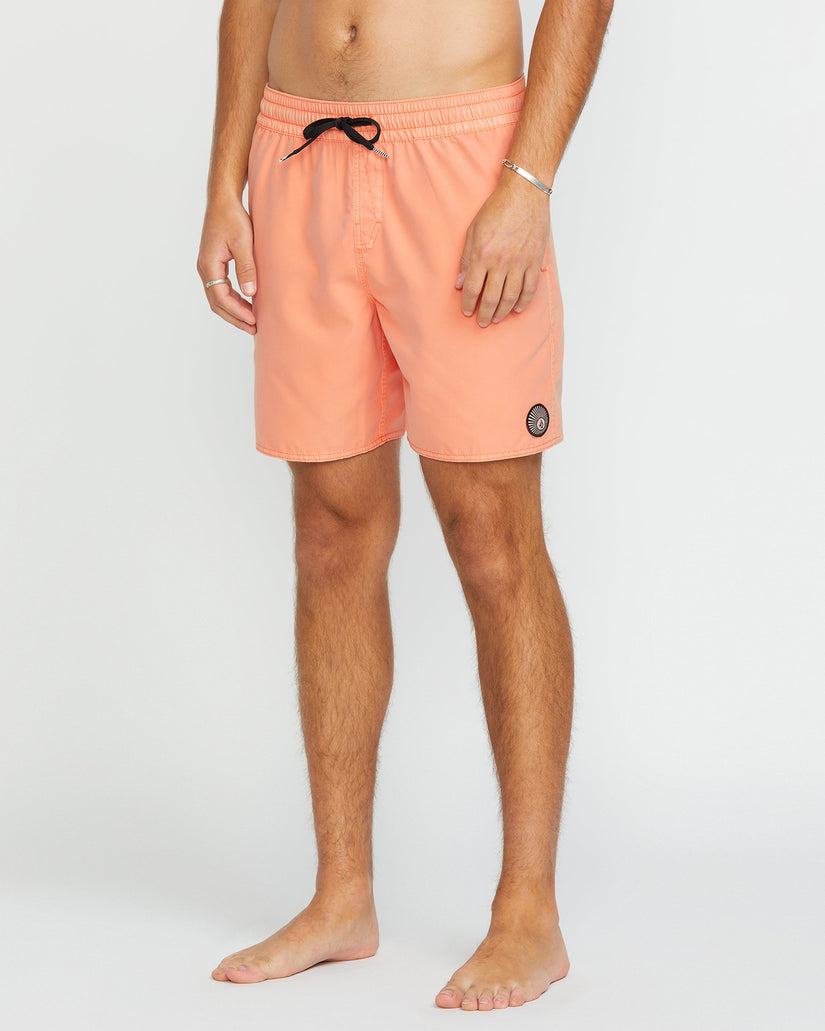Center Trunk 17" Boardshorts - PALE PEACH