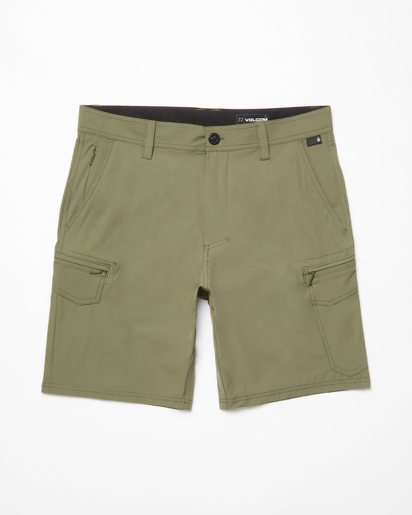 Cashed In Cargo 20" Hybrid Shorts - WINTERMOSS