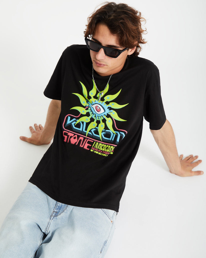 Realityfab T-shirt - BLACK