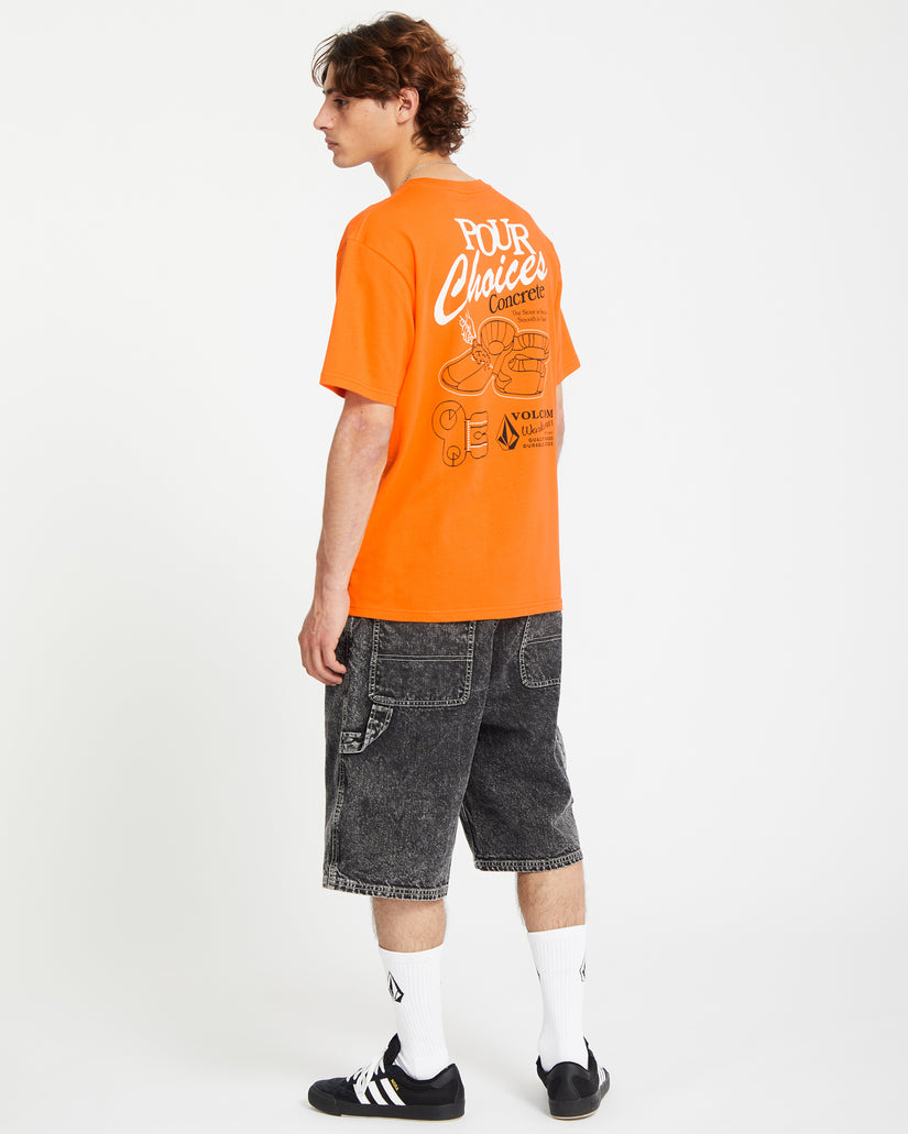 Pour Choices T-shirt - NEON ORANGE