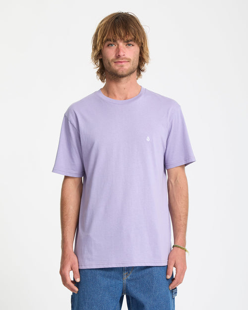 Stone Blanks T-Shirt - Purple Ash