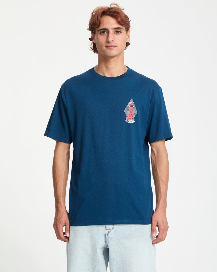 Psychback T-Shirt - Cosmic Blue