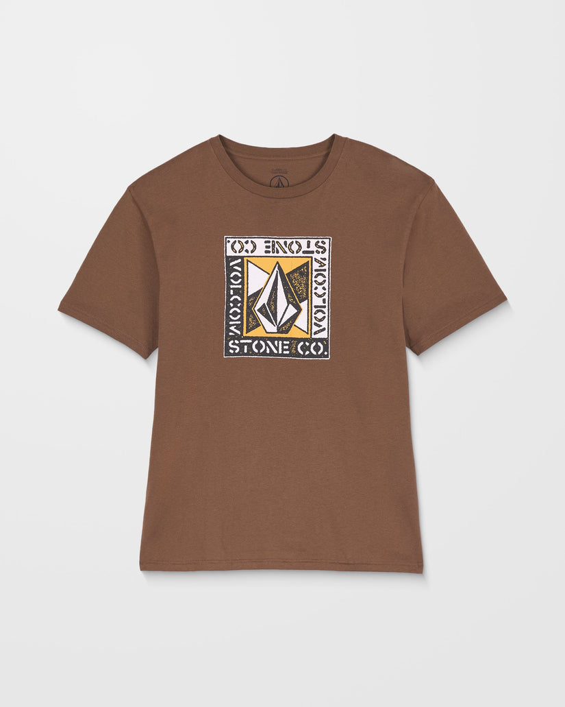 Angle Iron T-Shirt - Brown Stone