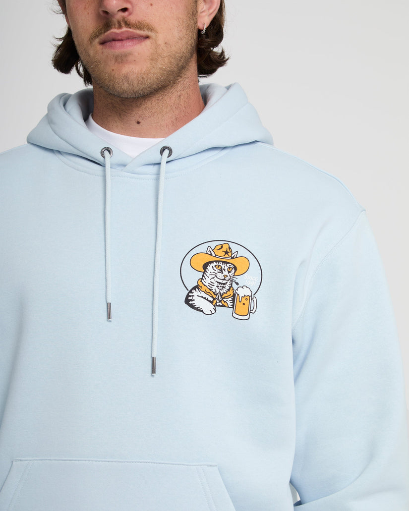 Noder Hoodie - Light Blue Acid