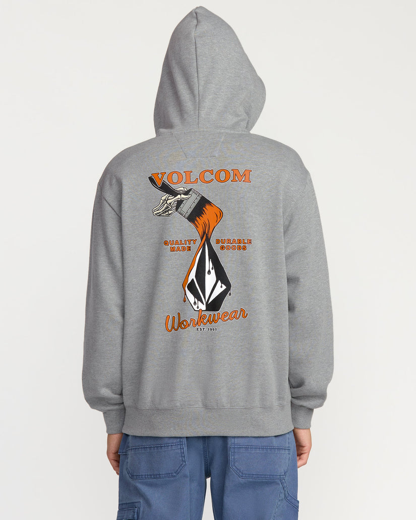 Workwear Hoodie - Heather Grey
