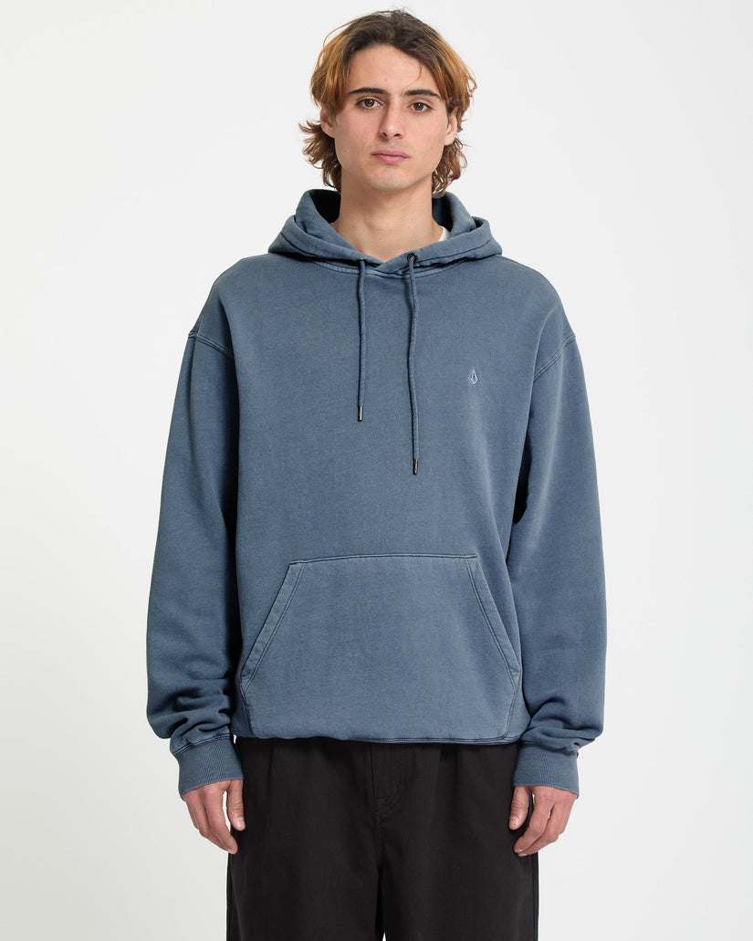 Single Stone Fleece-Hoodie - Blue Wash