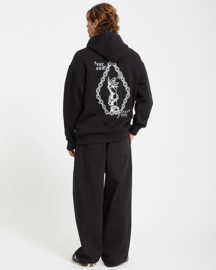 Daniel Shepard Fleece Kapuzenpullover - Black