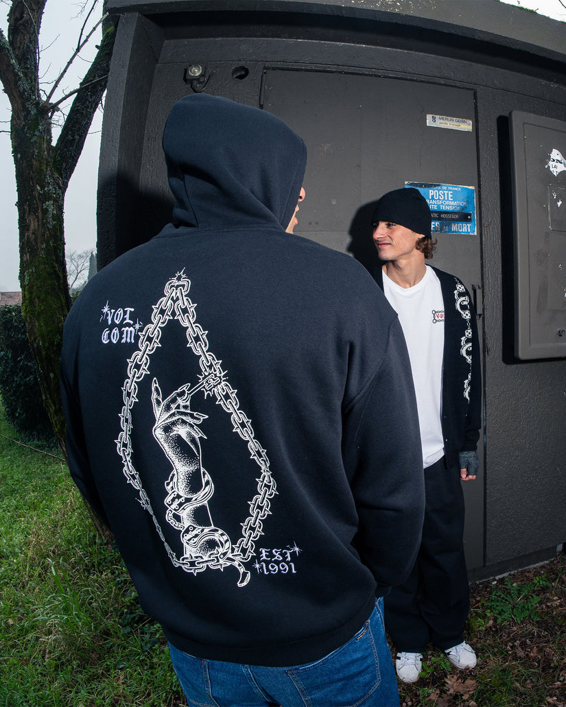 Daniel Shepard Fleece Kapuzenpullover - Black