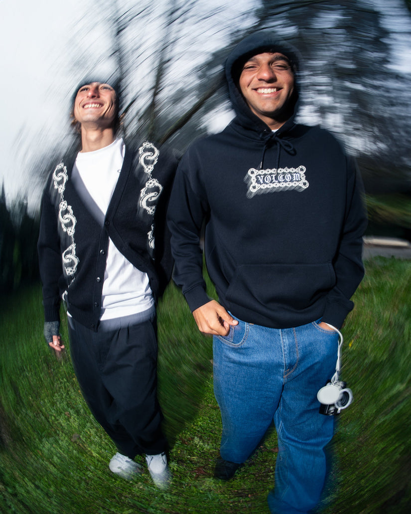 Daniel Shepard Fleece Kapuzenpullover - Black