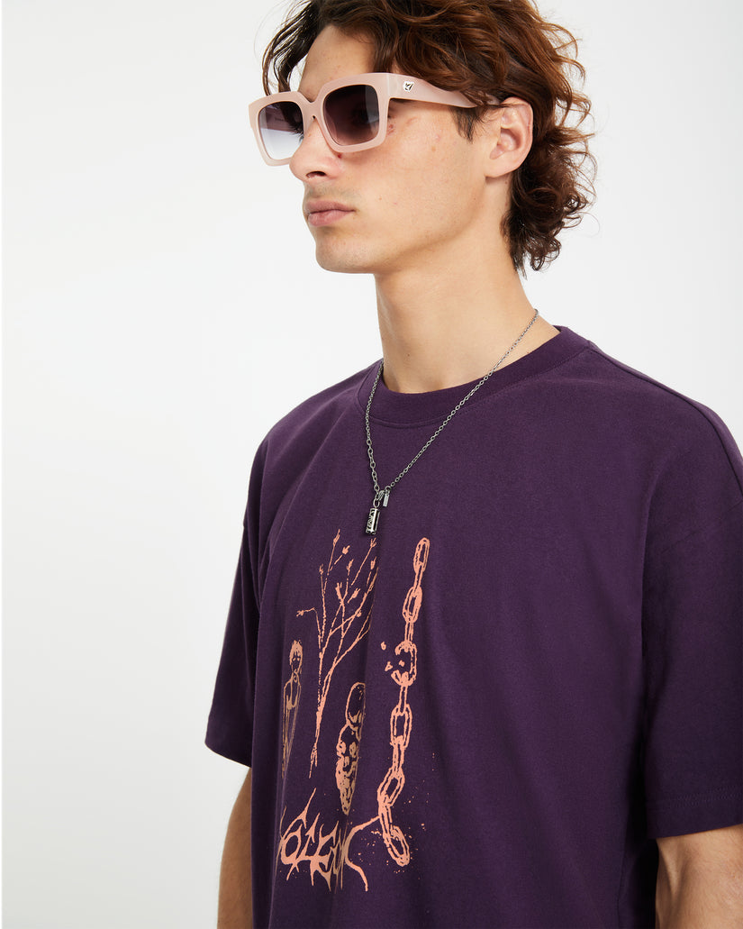 Poetic Dess T-shirt - GRAPE ROYALE