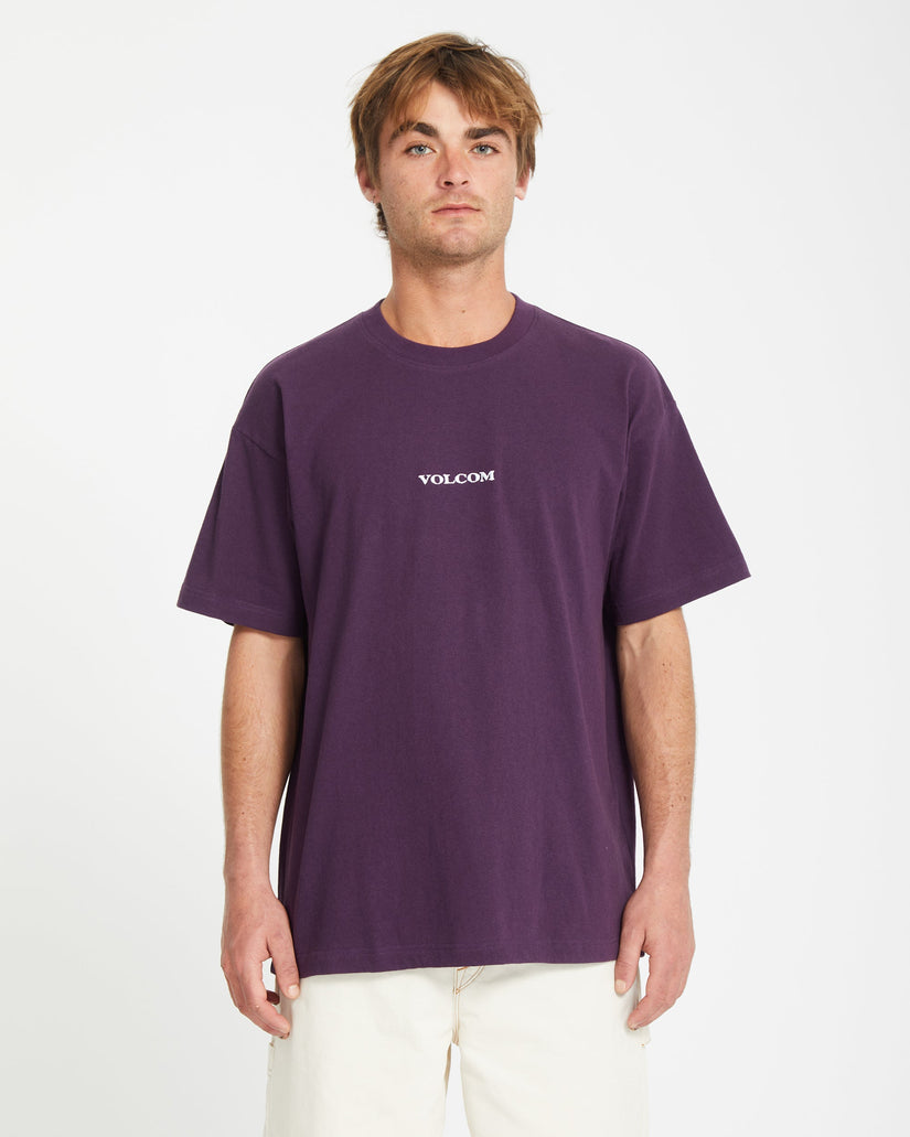 Volcom Stone T-shirt - GRAPE ROYALE