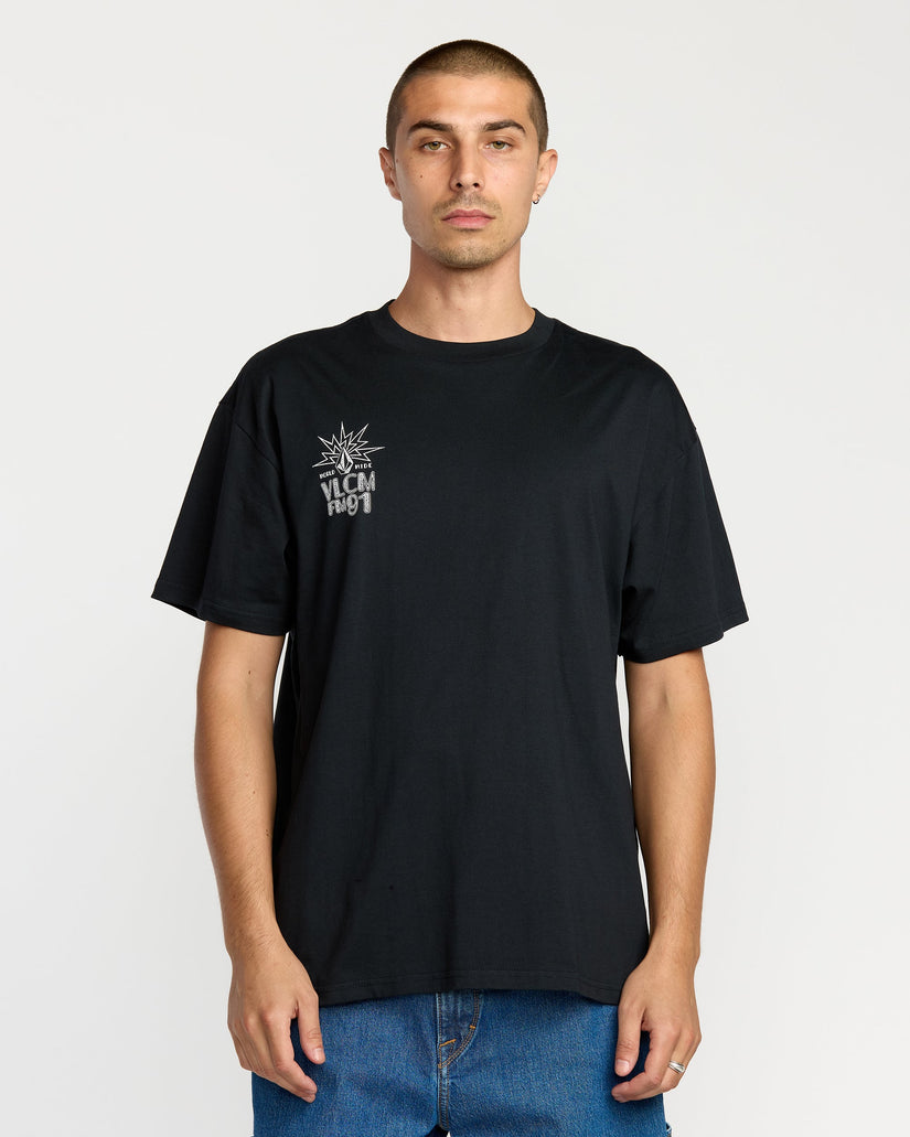 Tune In T-Shirt - Antique Black