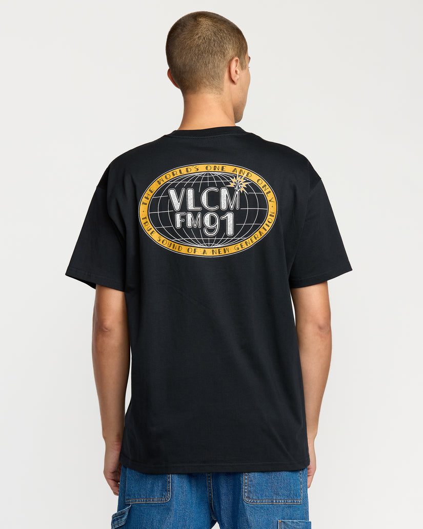 Tune In T-Shirt - Antique Black